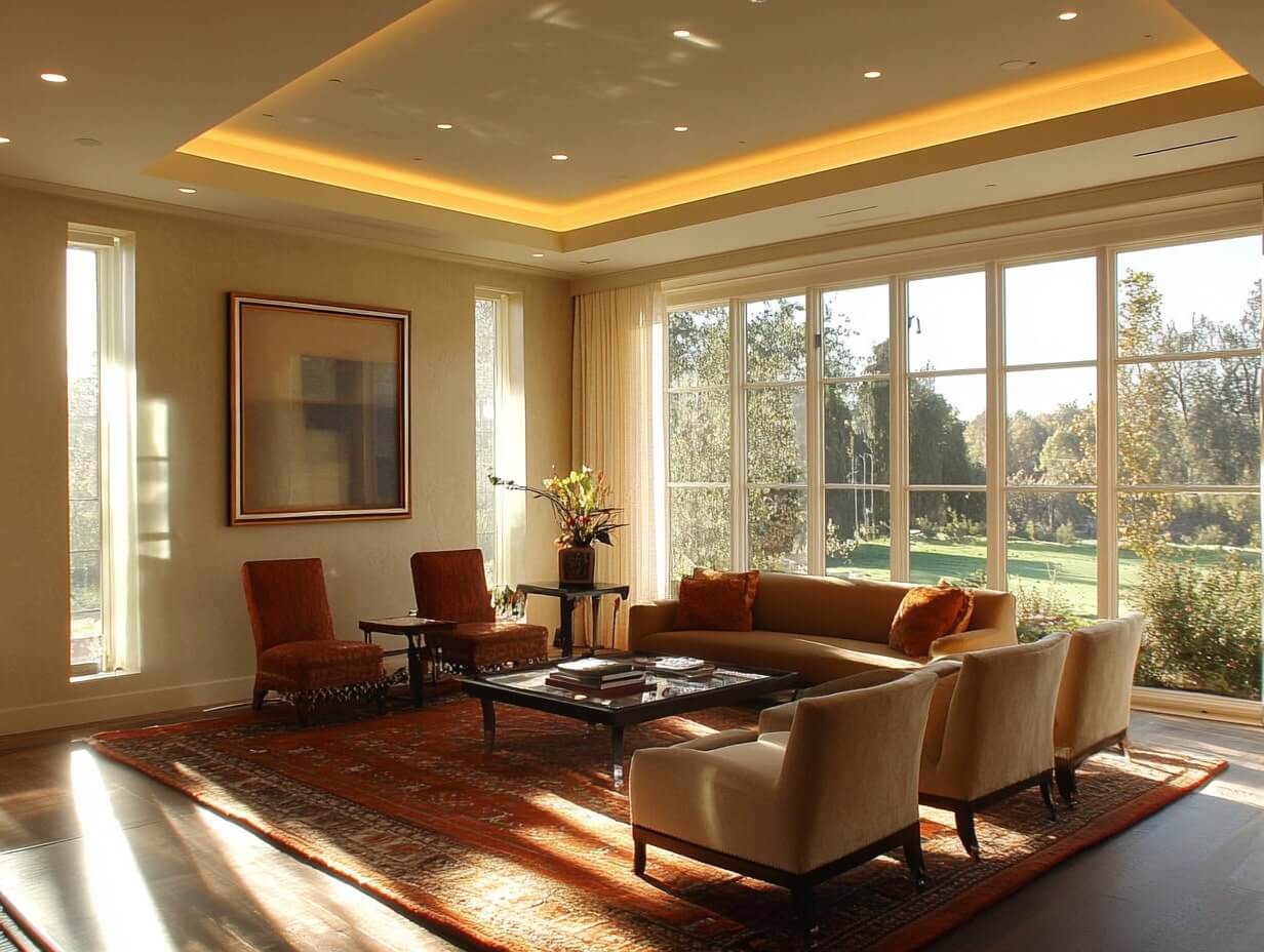 Cove lighting gypsum ceiling detail