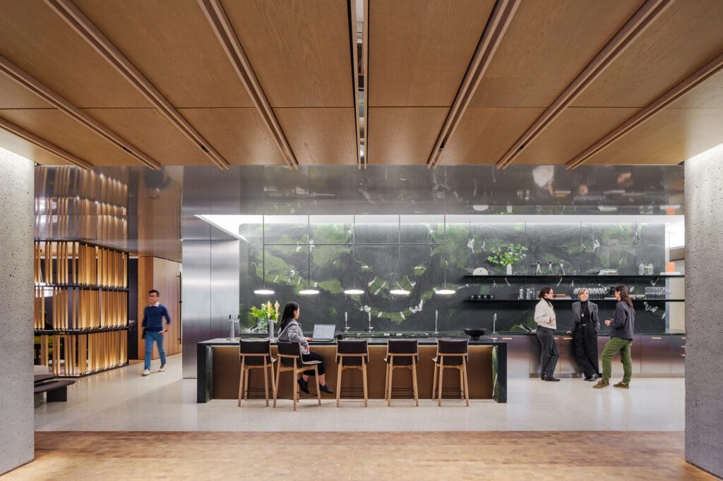 Suspended grid ceiling system installation